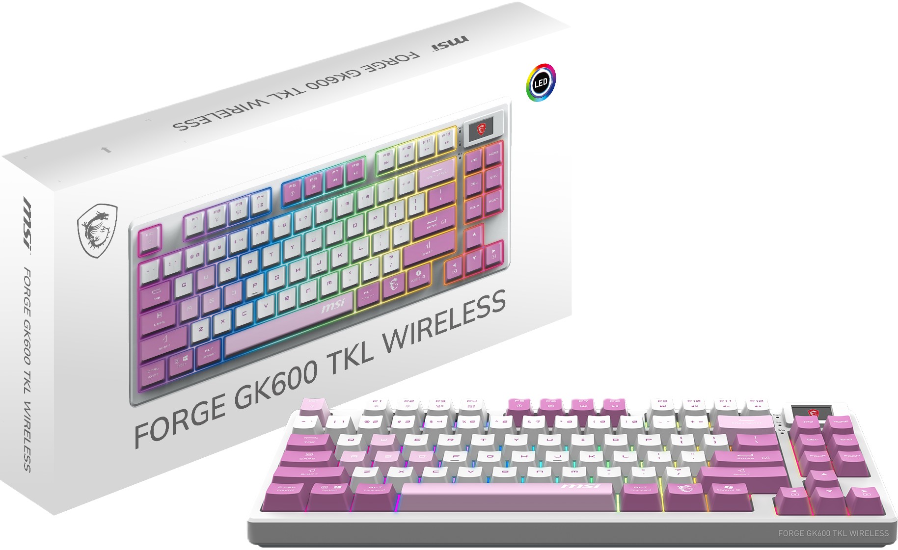Clavier Forge GK600 TKL Wireless Sky